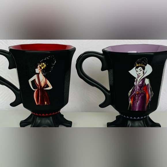 Disney Store Disney Villains Designer Collection Pedestal Mug Set - 6pc - Picture 7 of 13